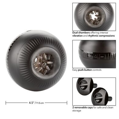 Оригинальный двухсторонний мастурбатор в виде шара Optimum Power Masturball