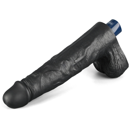 Реалистичный вибратор REAL SOFTEE 25 см BLACK