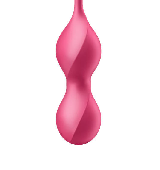 Смарт-виброшарики с пультом ДУ красные Love Birds 2 Satisfyer