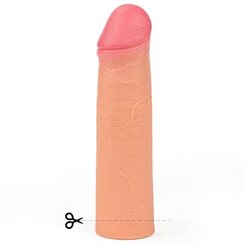 Удлиняющая насадка на пенис Revolutionary Silicone Nature Extender телесная + 5,5 см
