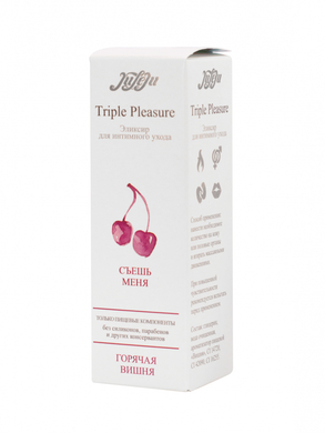 Эликсир для интимного ухода "Съешь меня" Triple Pleasure "Горячая вишня" 130 мл