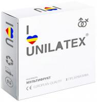 Презервативы цветные ароматизированные Unilatex Multifruts (3 шт)