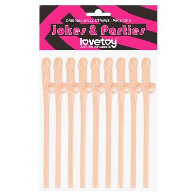 Трубочки бежевые Original Willy Straws