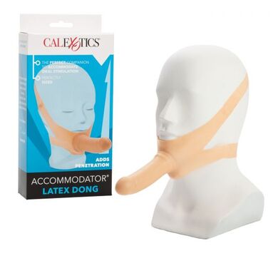 Оральный страпон телесный The Original Accommodator Latex Dong