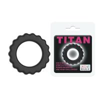 Эрекционное кольцо ребристое Baile Titan