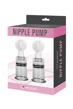 Помпа для сосков прозрачная Nipple Sucker Erozon