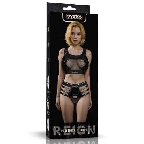 Набор - трусики для страпона и топик Rebellion Reign XS/S