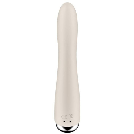 Вибратор для точки G с ротацией бежевый Spinning Vibe 1 Satisfyer 