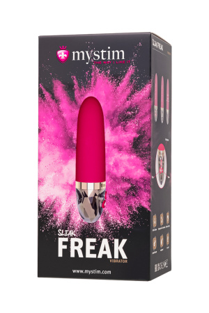 Мини-вибратор перезаряжаемый красный Mystim Sleak Freak