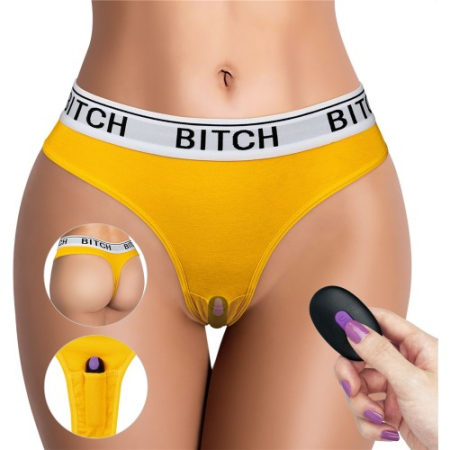 Трусики Bitch XL с вибропулей и беспроводным пультом управления Ingen Vibrating Panties
