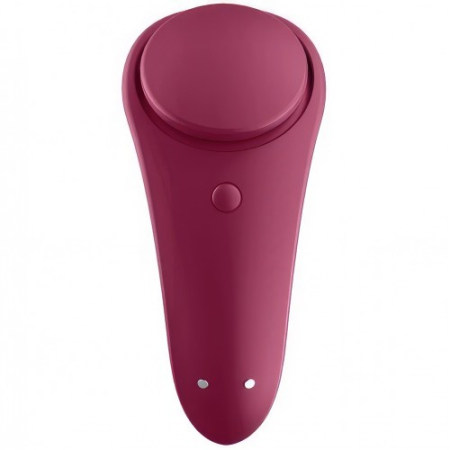 Клиторальный смарт-стимулятор для ношения бордовый Sexy Secret Satisfyer 