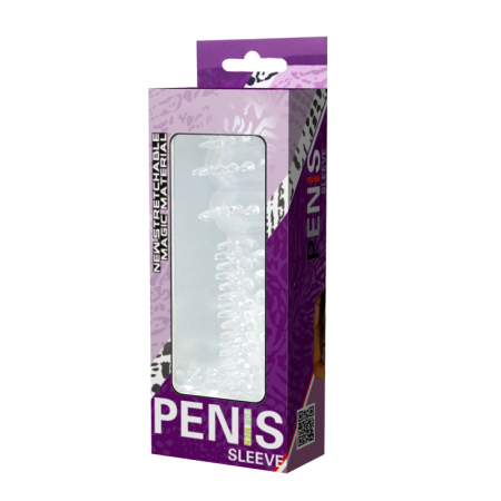 Рельефная стимулирующая насадка на пенис Baile Penis Sleeve