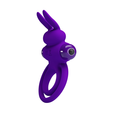Эрекционное виброкольцо Pretty Love Penis Ring 3 Фиолетовое