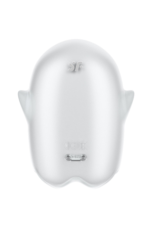Вакуум-волновой бесконтактный стимулятор клитора белый Glowing Ghost Satisfyer 