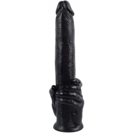 Черный фаллос с рукой X-Men Magic Hand Dildo 36 см