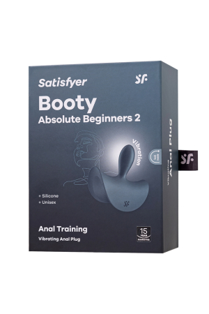 Анальная вибровтулка Satisfyer Booty Absolute Beginners 2 серая