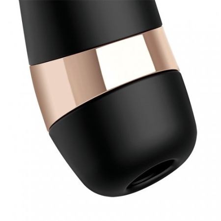 Вакуумно-волновой бесконтактный вибростимулятор черный Pro 3+ Satisfyer 