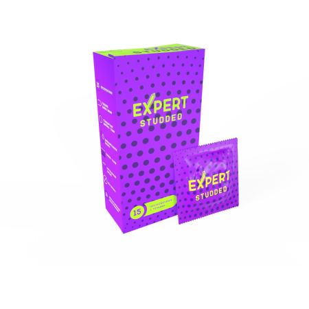 Презервативы точечные EXPERT Studded (15 шт)