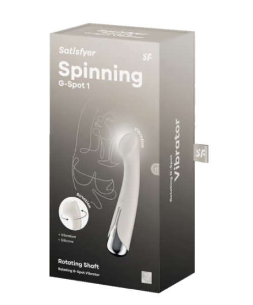 Вибратор для точки G с ротацией бежевый Spinning G-Spot 1 Satisfyer 