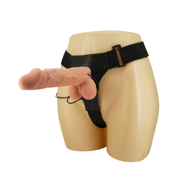 Реалистичный страпон на трусиках с вибрацией Baile Ultra Passionate Harness