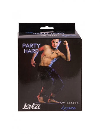 Поножи черные Party Hard Amaze