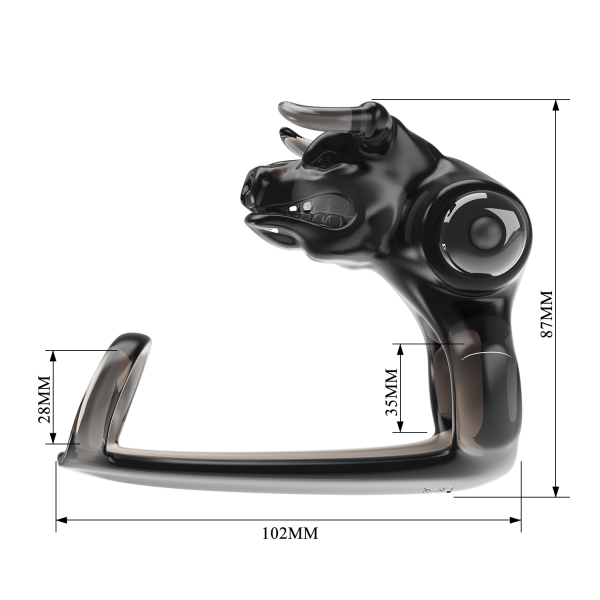 Виброкольцо Pretty Love Bull