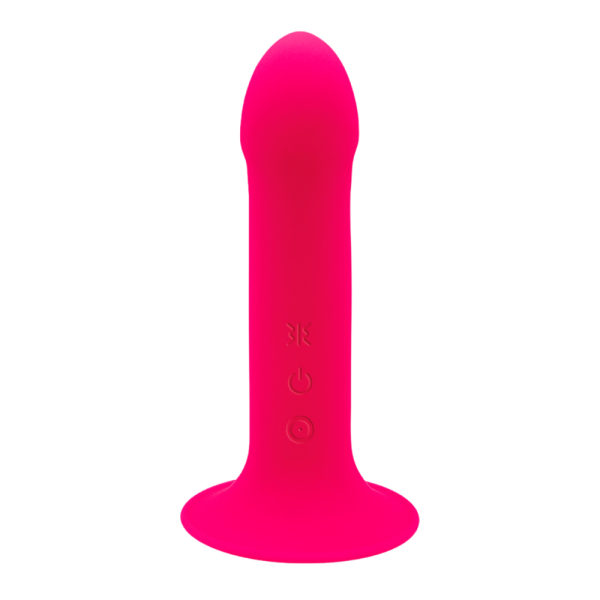 Перезаряжаемый вибратор на присоске розовый Hitsens 2 Pink Motor