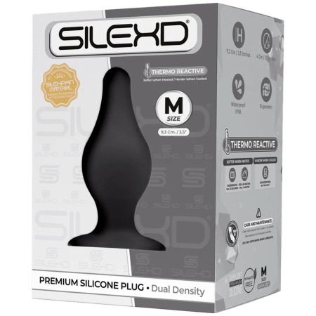 Анальная втулка черная SILEXD Plug Model 2, размер M