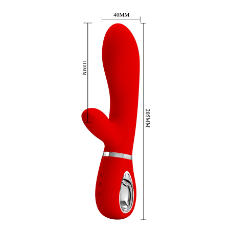 Вибратор-кролик Pretty Love Super Soft Silicone Красный