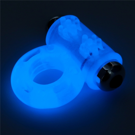 Эрекционное виброкольцо светящееся в темноте Lumino Play Vibrating Penis Ring