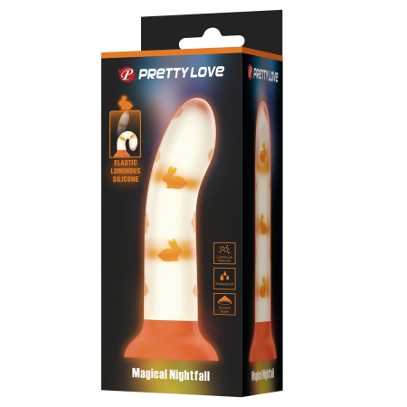 Фаллоимитатор светящийся в темноте Pretty Love Magical Nightfall