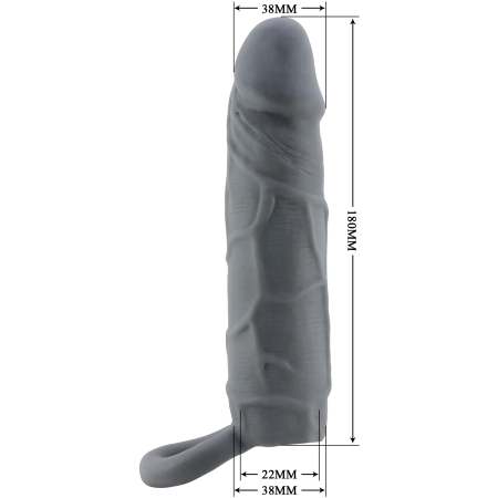 Насадка-удлинитель на пенис реалистичная Pretty Love Realistic Penis Sleeve