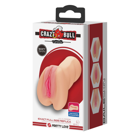 Реалистичный мастурбатор вагина и анус Crazy bull Caroline