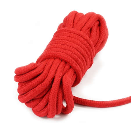 Красная веревка для бондажа Fetish Bondage Rope 10 метров