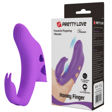 Вибронасадка на палец Pretty Love Honey Finger