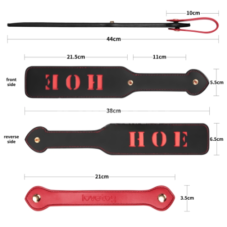 Пэдл с надписью "HOE" чёрный