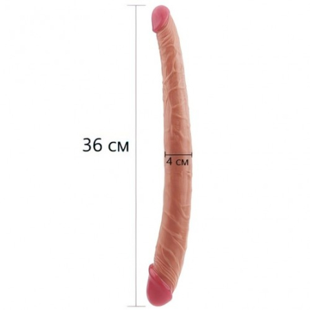 Двойной фаллоимитатор-реалистик Double Penetration Double Dildo 36 см