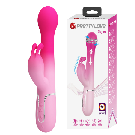Вибратор-кролик с ротацией Pretty Love Dejon