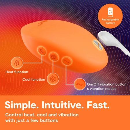 Вибратор We-Vibe Temp, оранжевый