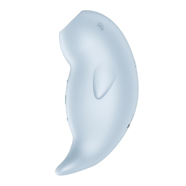 Вакуумно-волновой стимулятор клитора с вибрацией голубой Seal You Soon Satisfyer 