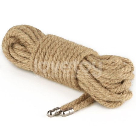 Веревка для бондажа Rebellion Reign Rustic Hemp 