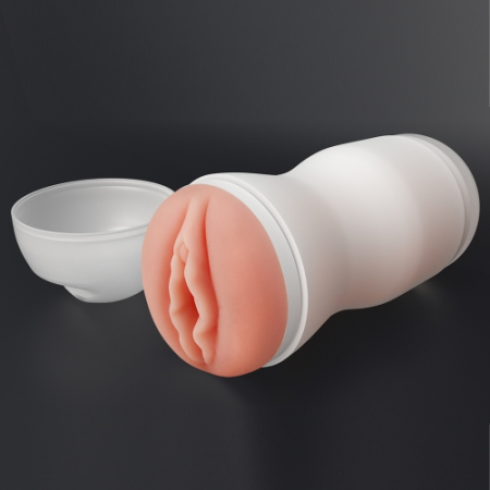 Мастурбатор в колбе вагина Sex In A Can Vagina Stamina Tunnel с вибрацией
