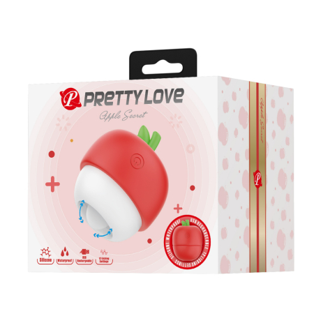 Клиторальный стимулятор Pretty Love Apple Secret Красный