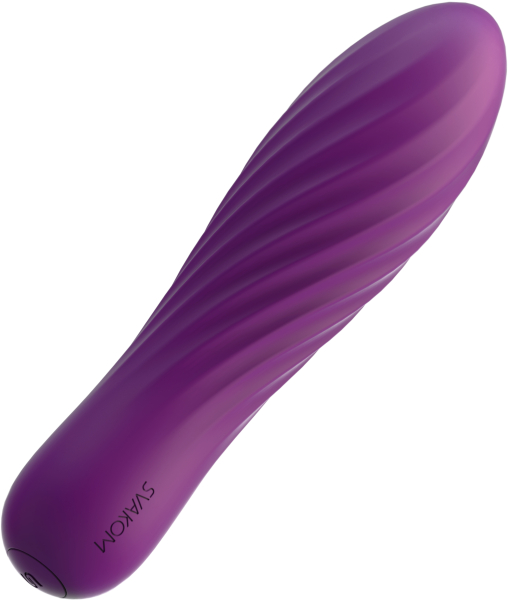 Мини-вибратор перезаряжаемый фиолетовый SVAKOM Tulip