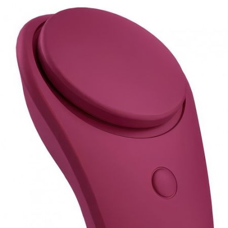 Клиторальный смарт-стимулятор для ношения бордовый Sexy Secret Satisfyer 