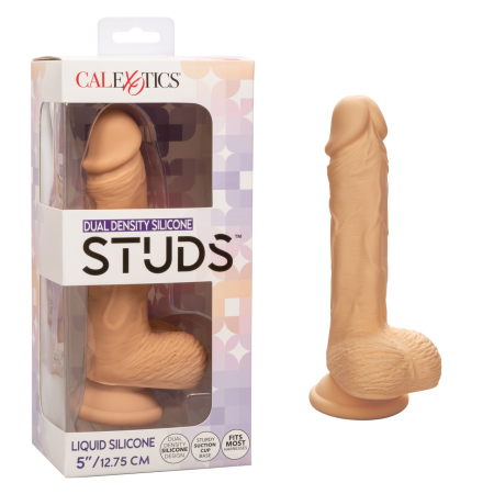 Реалистичный фаллоимитатор на присоске из силикона Dual Density Silicone Studs 12,75 см