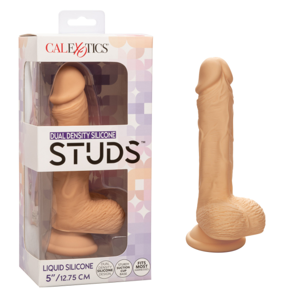 Реалистичный фаллоимитатор на присоске из силикона Dual Density Silicone Studs 12,75 см
