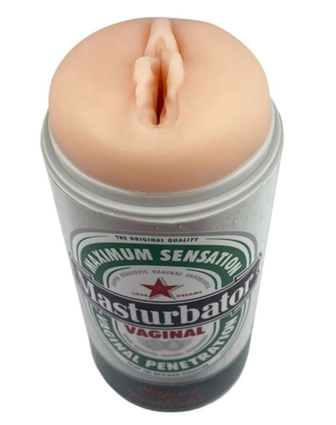 Мастурбатор в колбе Heineken Vagina II 