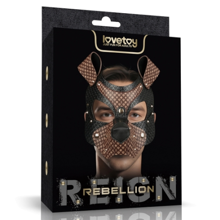 Маска из искусственной кожи Rebellion Reign Classic Pup
