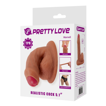 Реалистичный фаллоимитатор Pretty Love Warnell 